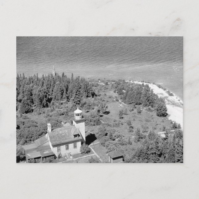 Carte Postale Phare de Bois Blanc (Devant)