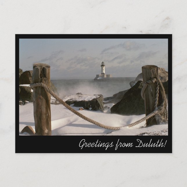 Carte Postale Phare de Canal Park (Devant)