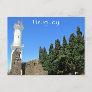 Carte Postale phare de colonia uruguay