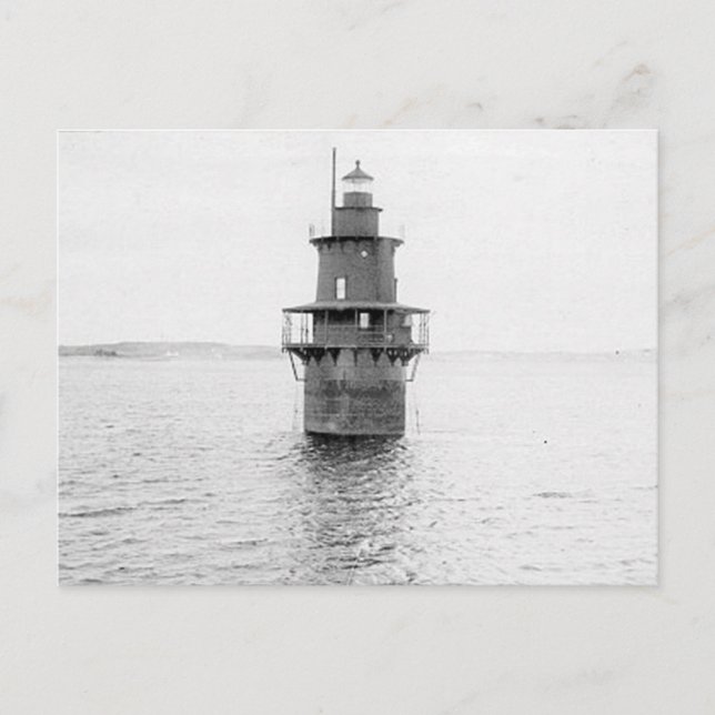 Carte Postale Phare de Crabtree Ledge (Devant)