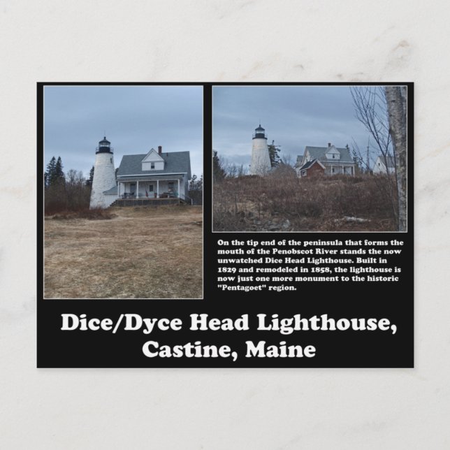 Carte Postale Phare de Dice/Dyce Head (Devant)