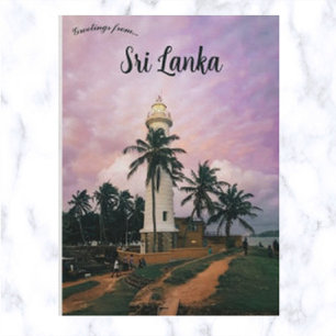 Carte Postale Phare De Galle Au Sri Lanka