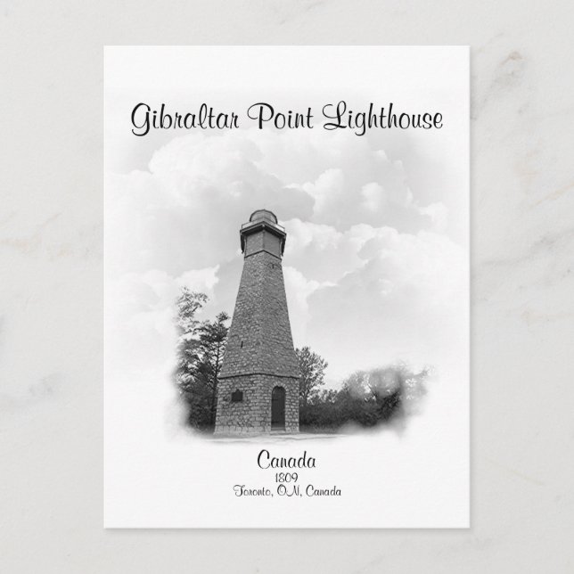 Carte Postale Phare de Gibraltar Point - Ontario, Canada (Devant)