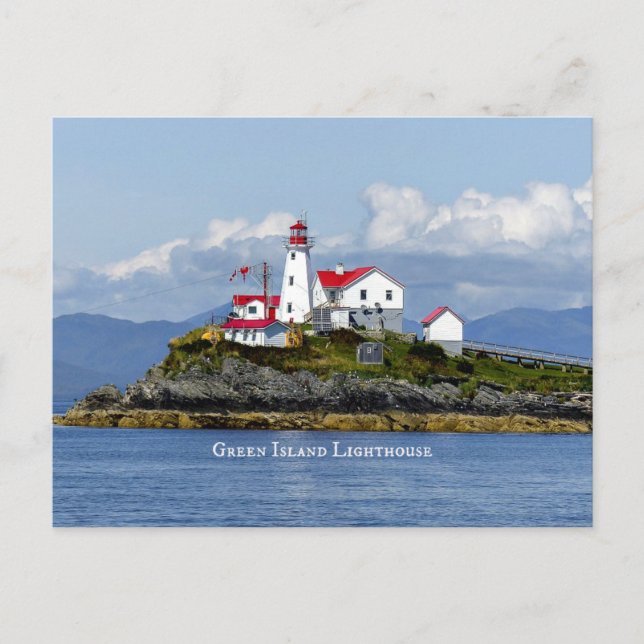 Carte Postale Phare de Green Island, Angleterre (Devant)