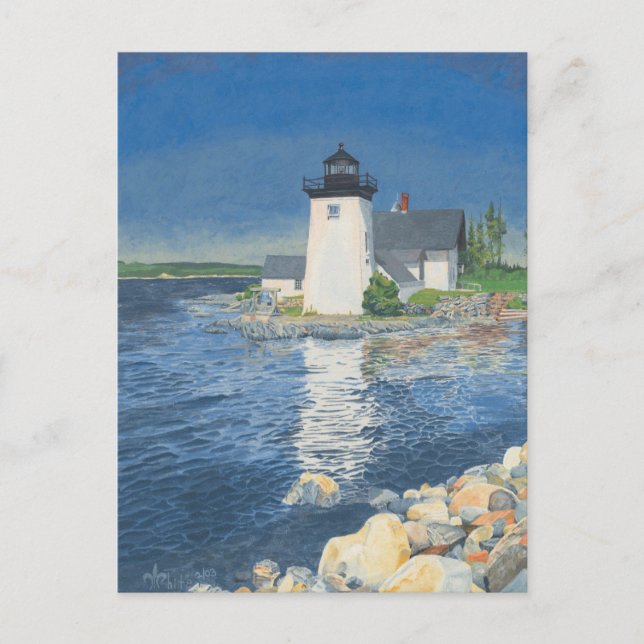 Carte Postale Phare de Grindpoint (Devant)