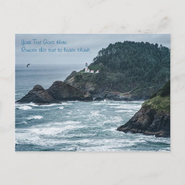 Carte postale : phare de Hecata Head (paysage) (Devant)