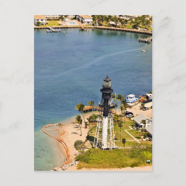 Carte Postale Phare de Hillsboro (Devant)