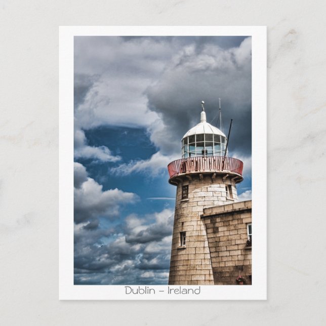 Carte Postale Phare de Howth (Devant)