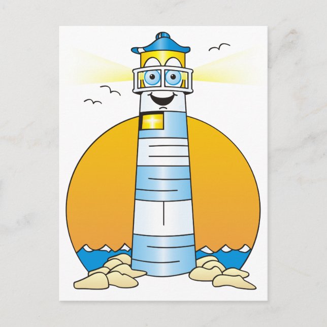 Carte Postale Phare de Jesus Cartoon (Devant)