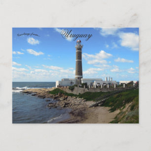 Carte Postale Phare de Jose Ignacio à Maldonado Uruguay