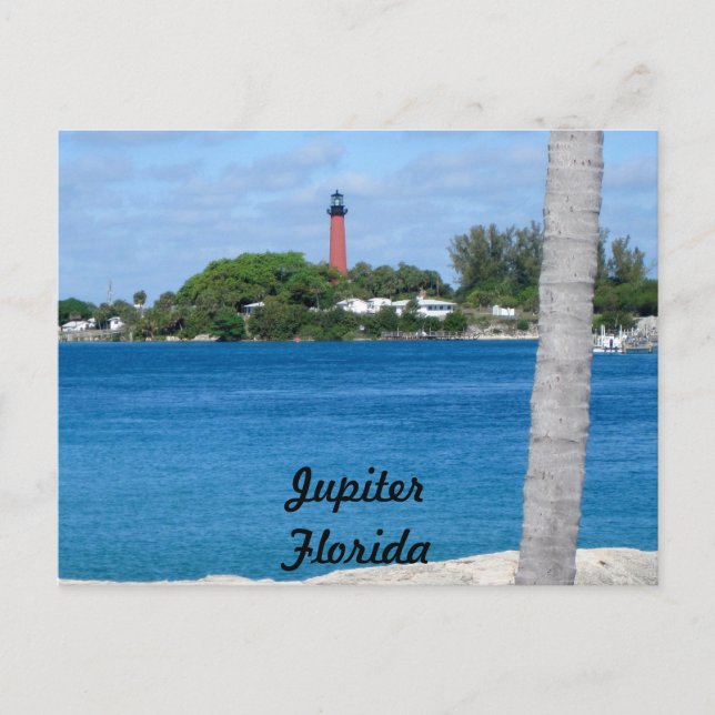 Carte Postale Phare de Jupiter du parc DuBois (Devant)