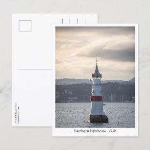 Carte Postale Phare de Kavringen Oslo