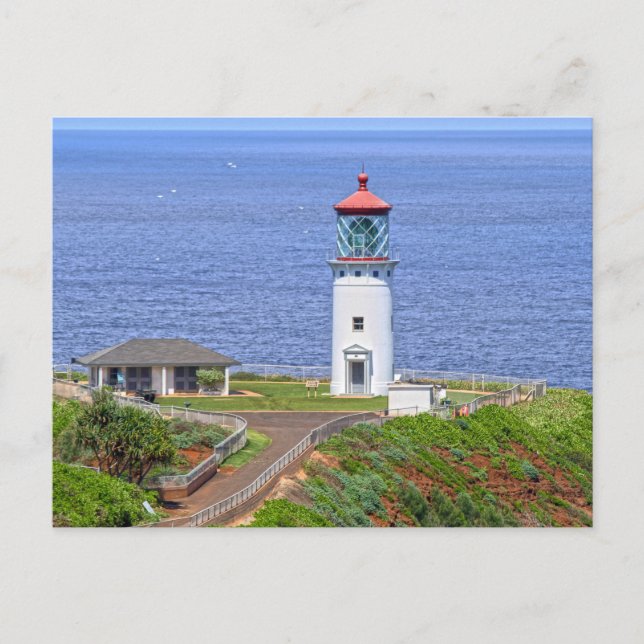 Carte Postale Phare de Kilauea sur Kauai, Hawaii (Devant)
