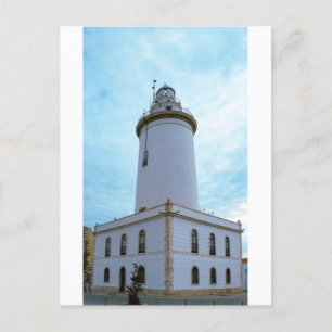 Carte Postale Phare de La Farola à Malaga en Espagne