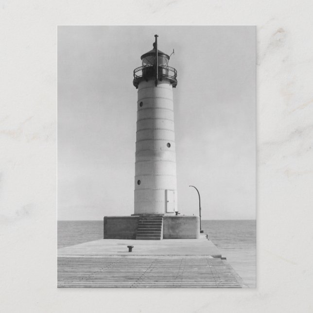 Carte Postale Phare de la jetée du mont Sheboygan, Wisconsin, 19 (Devant)