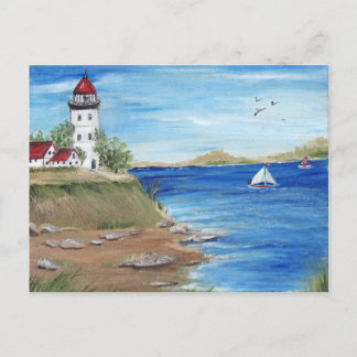 Carte Postale Phare de la mer