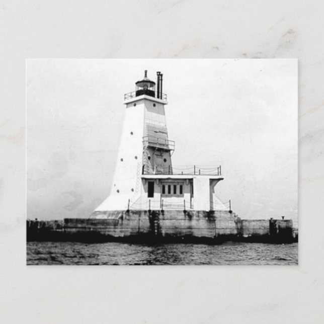 Carte Postale Phare de Ludington (Devant)