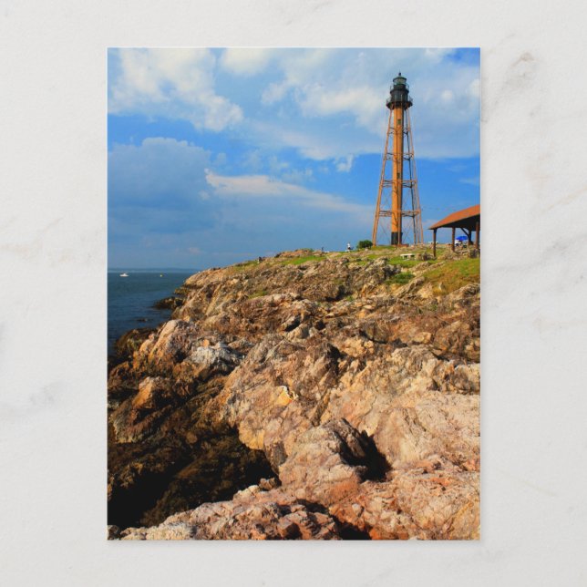 Carte Postale Phare de Marblehead et Ocean Bluffs (Devant)