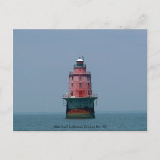 Carte Postale Phare de Miah Maull, Baie Delaware, NJ.