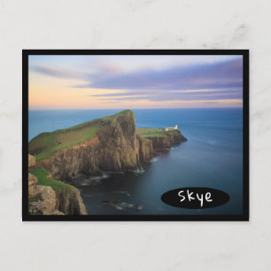 Carte Postale Phare de Neist Point sur Skye au coucher du soleil