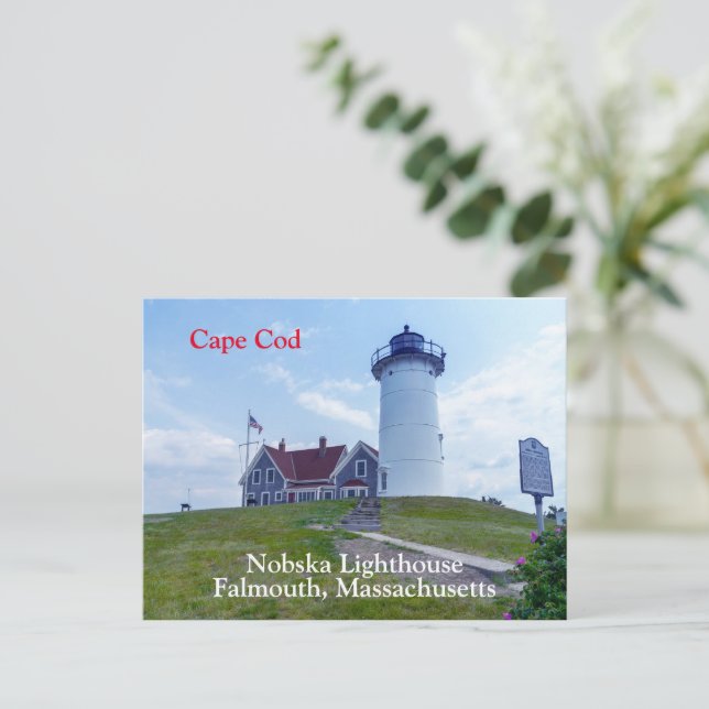 Carte Postale Phare de Nobska Cap Cod MA (Debout devant)