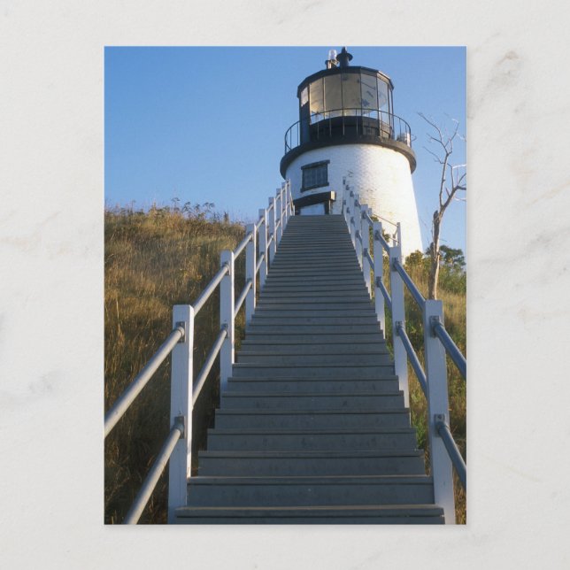 Carte Postale Phare de Owl's Head Rockland Maine (Devant)