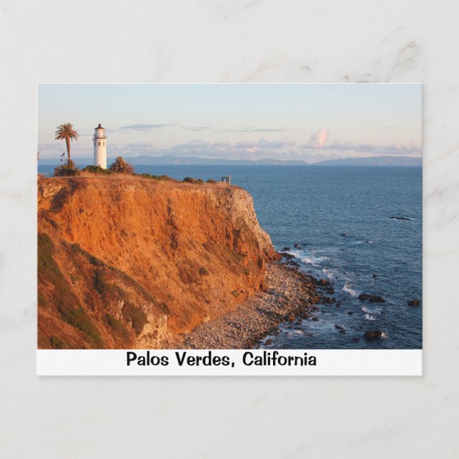 Carte Postale Phare de Palos Verdes (Devant)