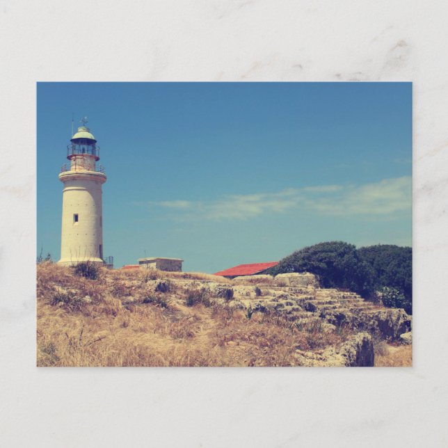 Carte Postale Phare de Paphos (Devant)