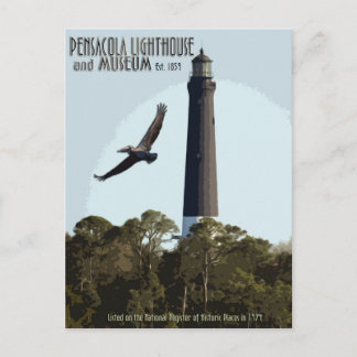 Carte Postale Phare de Pensacola et musée