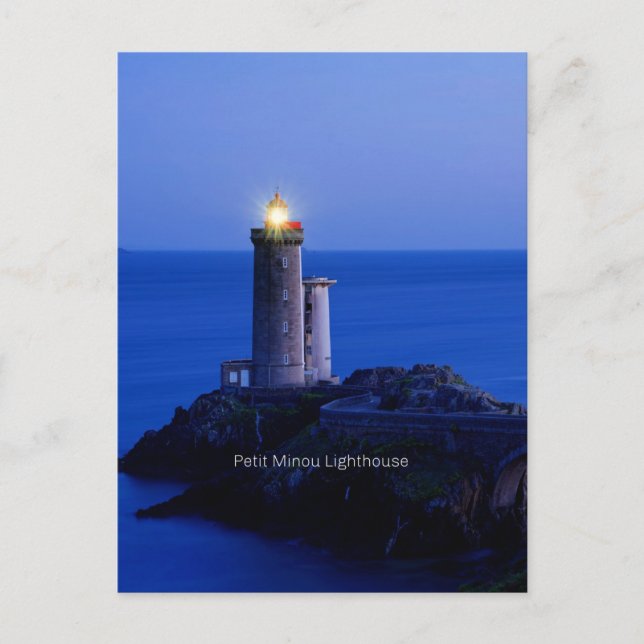 Carte Postale Phare de Petit Minou, Plouzane, France, (Devant)