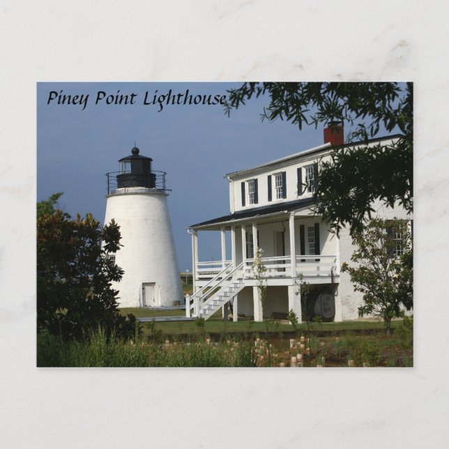 Carte Postale Phare de Piney Point (Devant)