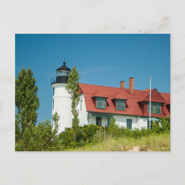 Carte Postale Phare de Point Betsie, Frankfort, Michigan (Devant)