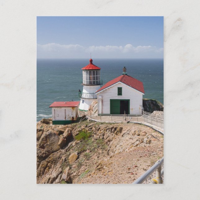 Carte Postale Phare de Point Reyes, Comté de Marin, Californie (Devant)