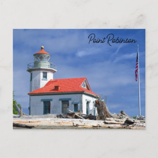 Carte Postale Phare de Point Robinson Vashon Island Washington