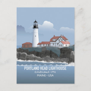 Carte Postale Phare de Portland Head