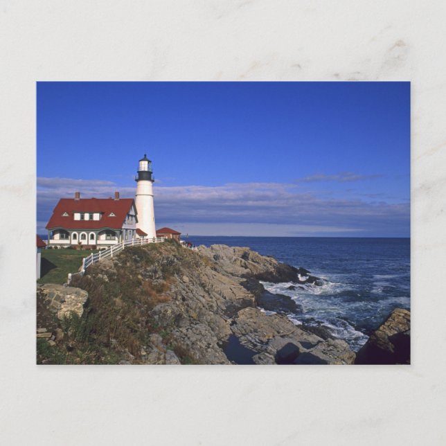 Carte Postale Phare de Portland Head Maine (Devant)
