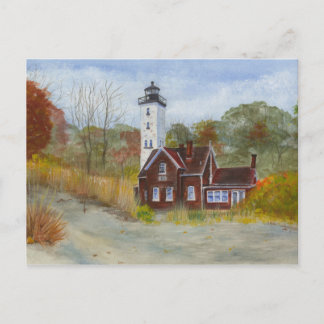 Carte Postale Phare de Presque Isle State Park... Erie, PA