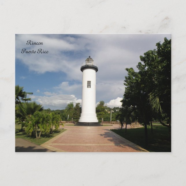 Carte Postale Phare de Rincon Porto Rico (Devant)