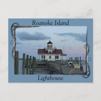 Carte Postale Phare de Roanoke Island