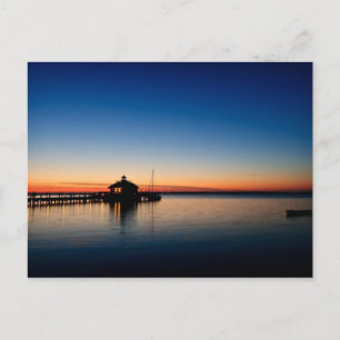 Carte Postale Phare de Roanoke Marshes