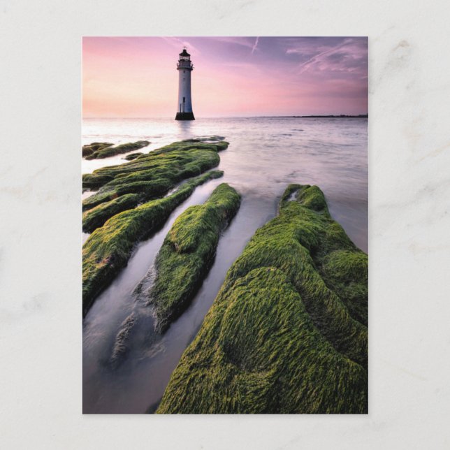 Carte Postale Phare de roche de perche (Devant)