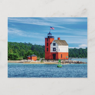 Carte Postale Phare de Round Island