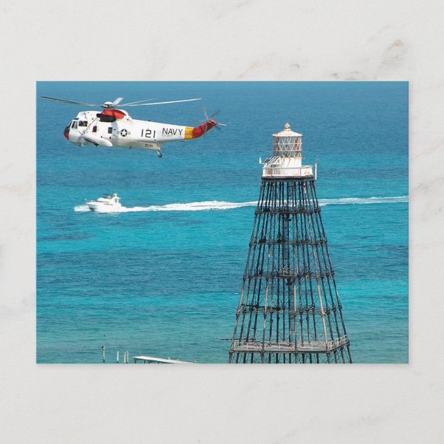 Carte Postale Phare de Sand Key (Devant)