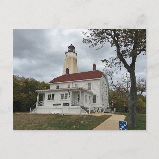 Carte Postale Phare de Sandy Hook (Devant)