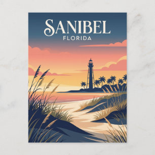Carte Postale Phare de Sanibel Island USA