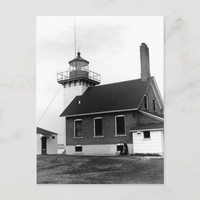 Carte Postale Phare de Sherwood Point (Devant)