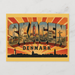 Carte Postale Phare de Skagen Danemark