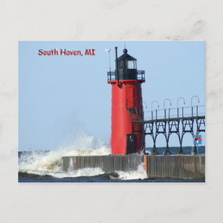 Carte Postale Phare de South Haven