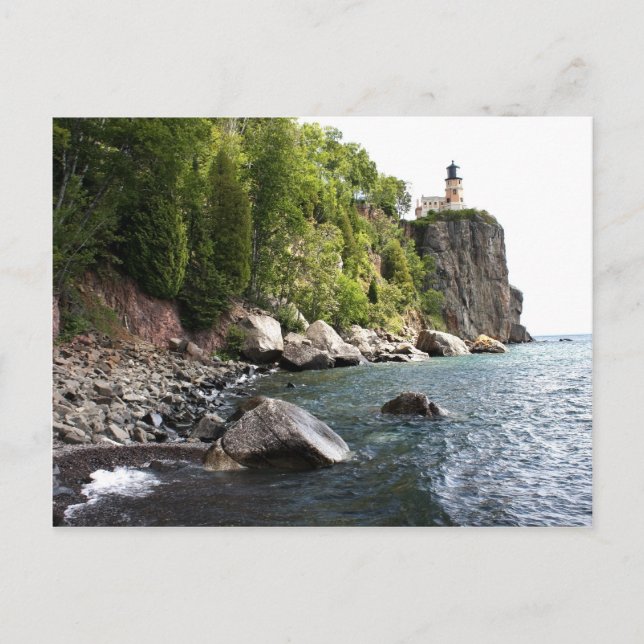 Carte Postale Phare de Split Rock (Devant)