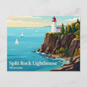 Carte Postale Phare de Split Rock Lighthouse State Park USA